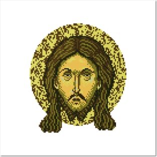 Icon of Christ 16bit - Pixel Art Fantasy16 Posters and Art